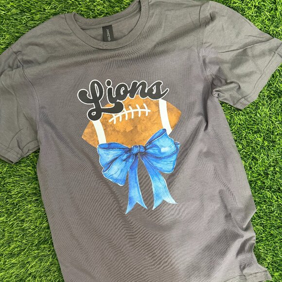 🦁Detroit Lions Ribbon Tee - Picture 1 of 2